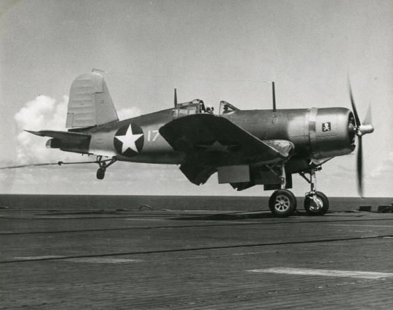 F4U-1 of VF-17 in three colour paint