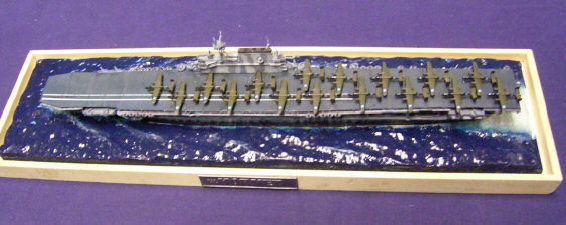 USS Hornet in artificial water