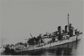 Wrecked destroyer Laffey