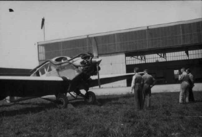 with radial engine